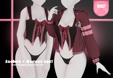 ღ┊・Jacket and Corset - set