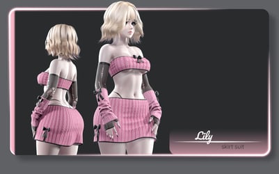 Lily skirt suit