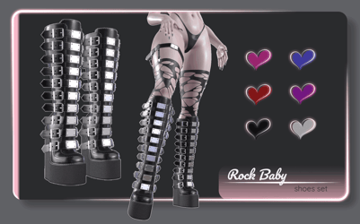 ROCK BABY shoes set