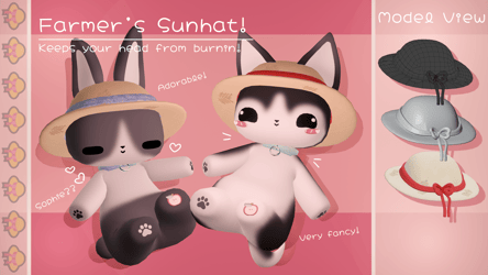 Farmer's Sunhat! 👒 Asset Pack
