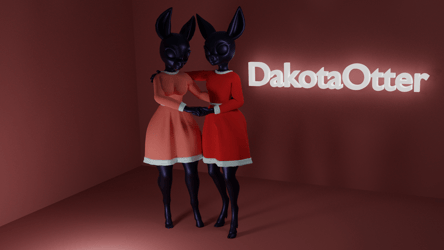 Christmas Dress - For Sweet Cervus Avatar - VRChat