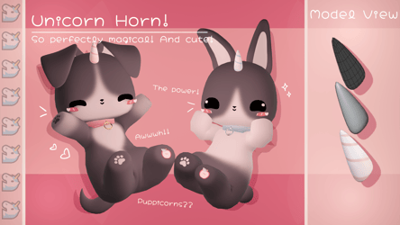 Unicorn Horn! 🦄 Asset Pack