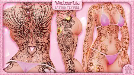VELARIS | tattoo texture