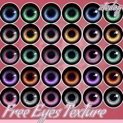 Free Eyes Textures | VRChat 