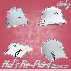 Hayweee Hat's Re-Paint +BONUS CHECKER TEXTURE VRChat