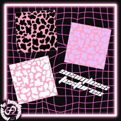 SEAMLESS Cow print Textures