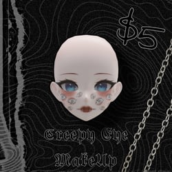♰Creepy Eye MakeUp☾