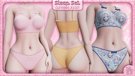 FREE!! SLEEP SET | clothing asset