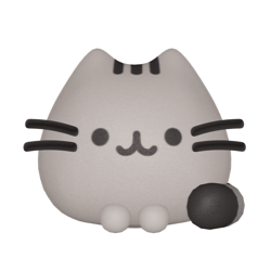 ꒰ qt pusheen ꒱  .ᐟ ｡𖦹°‧
