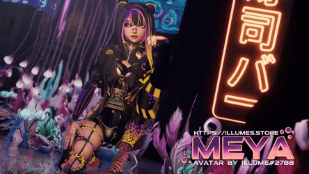 " Meya " Poison Dart Frog VR Avatar + TPS