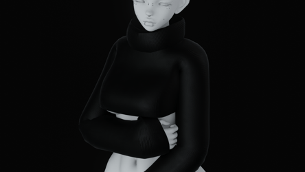 Cropped Turtleneck (FREE)