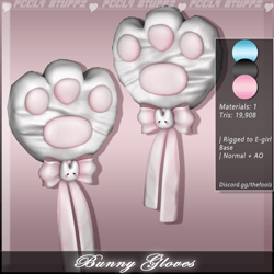 Bunny Gloves ♡ [Commercial Use]