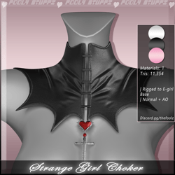 Strange Girl Choker ♡ [Commercial Use]