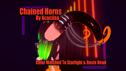 Kiki's Chained Horns (Color Matched, PC & Quest Friendly!)
