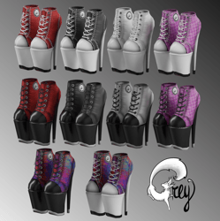 Top Star Sneaker Heels [Commercial License]
