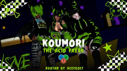 𖤐Koumori ... Acid Freak | NITRO FREE SFW(PC/QUEST)⸝⸝