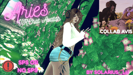 🔑 Aries 🔑 VRChat 3.0 Avatar (Zodiac Saga) (PC)
