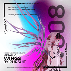 Dreamscape Outfit [Metallic Wings & Bladed Skirt]