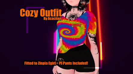 Kat's Cozy Outfit (Egirl Base, PC & Quest Friendly!)