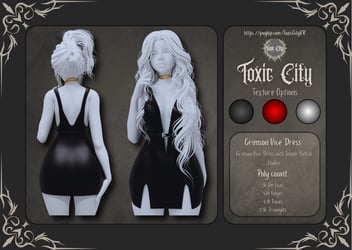 Crimson Vice Dress