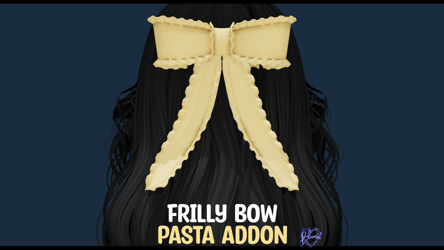 Pasta Add-on texture for Frilly Bow