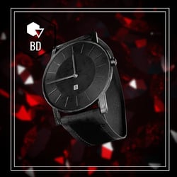 Leather watch
