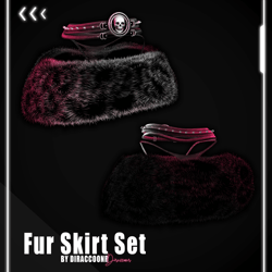 ♡ Fur Skirt Set (EGirl Rigged)