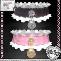 ₊˚⊹♡ locked with love choker (personal and commercial )