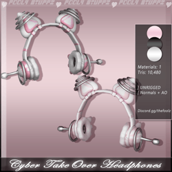 Cyber Takeover Headphones ♡ [Commercial Use]