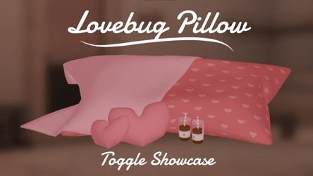 LoveBug Pillow! 💕 Avatar System