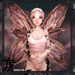 [ 3D / VRCHAT ] Animated Romance Fairy wings 