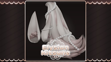 ✦ Elysian Kitsune ✦ Fox Ears & Tail Set