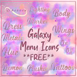 Galaxy Menu Icons (100+) *FREE*