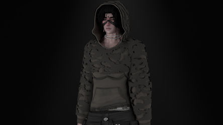 Frayed / Normal Hoodie