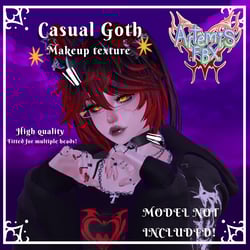 𝕮𝖆𝖘𝖚𝖆𝖑 𝕲𝖔𝖙𝖍 (makeup texture)