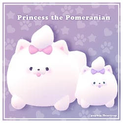 Princess the Pomeranian Puppy VRC Asset (Follower + Plush)