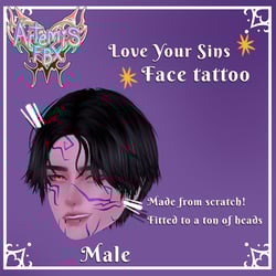 𝓛𝓸𝓿𝓮 𝓨𝓸𝓾𝓻 𝓢𝓲𝓷𝓼 (Face texture)