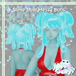 ► Slime Series - Messy Dual Buns