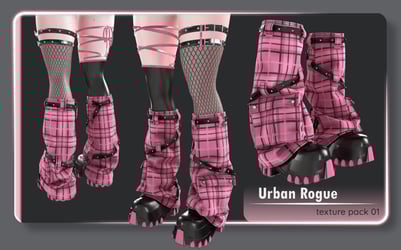 URBAN ROGUE Shoes Set TEXTURE PACK.01
