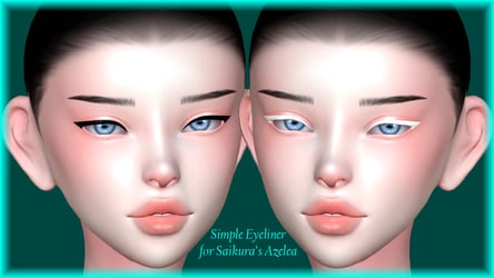 Simple Eyeliner for Azelea