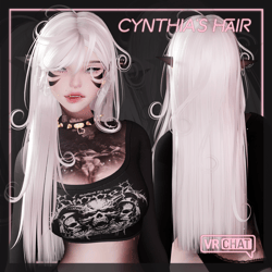 Cynthia's Swirly Hair for VRChat