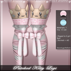 Patched Kitty Legs ♡ [Commercial Use]
