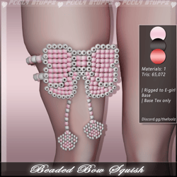 Beaded Bow Squish ♡ [Commercial Use]