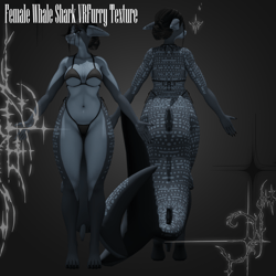 Whale Shark VRFurry  Female Texture