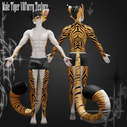 Tiger VRFurry Male Texture