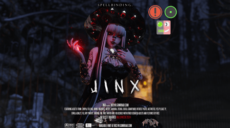 Jinx the Witch (FACE TRACKING/PC/Quest/Opti)