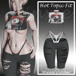 Hot Topic Fit ♡ VRChat Asset