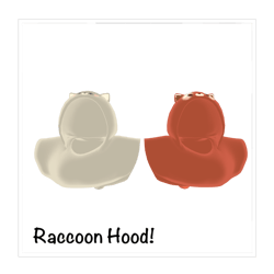 ୨୧ ꒰ Raccoon Hood!꒱ ୨୧