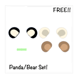 ୨୧ ꒰ Panda/Bear Set!꒱ ୨୧