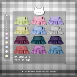 ✦⋆˚ Cute Skirt [Server Free] ⋆˚✦